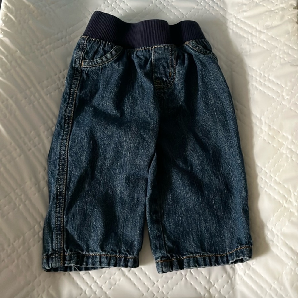 Baby wide leg jeans
